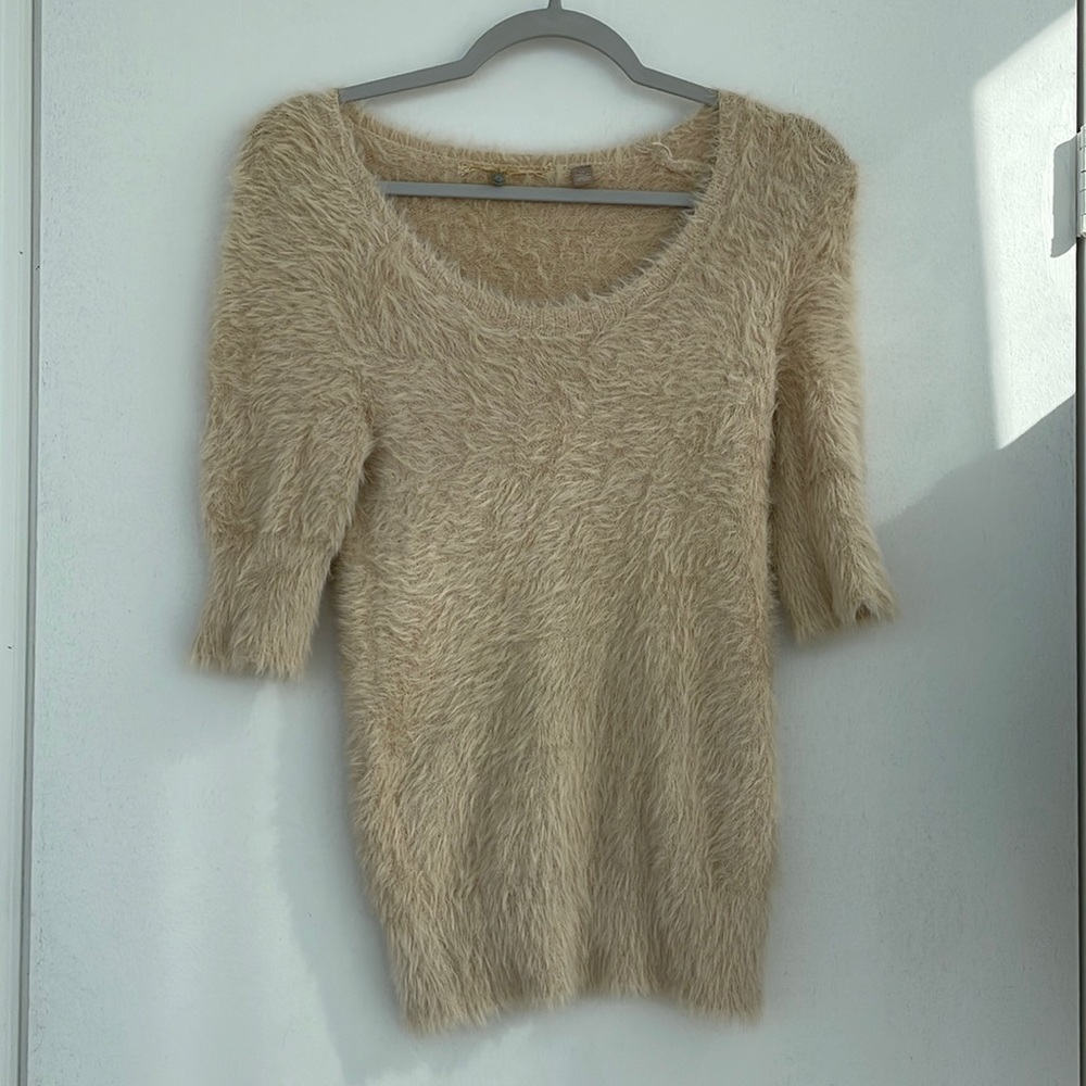 Anthropologie fur knit sweater
